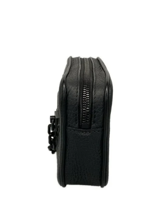 Louis Vuitton Clutch Taurillon Monogram Pochette Volga Noir Black Leather - Picture 4 of 15